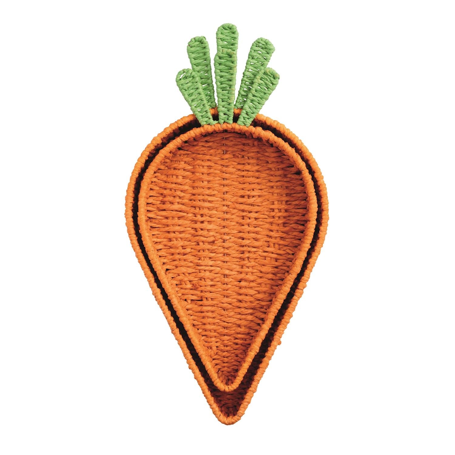 Woven Carrot Tray Set by Mud Pie at Confetti Gift and Party Tuscaloosa Alabama