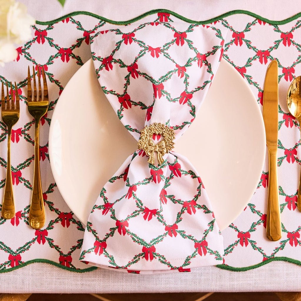 Wreath Napkin Rings - Set of 4 by Mary Square at Confetti Gift and Party Tuscaloosa Alabama