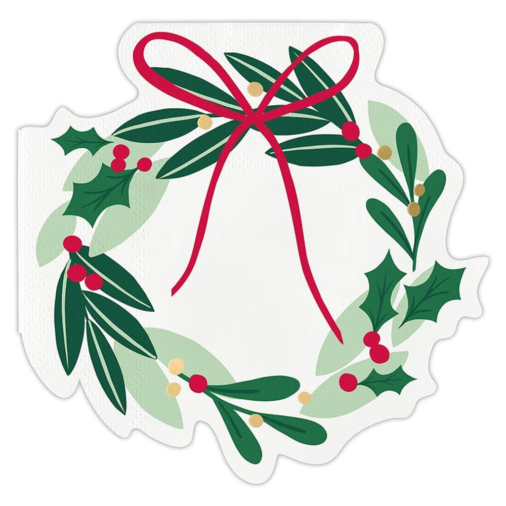 Wreath Shaped Napkin by Creative Brands at Confetti Gift and Party