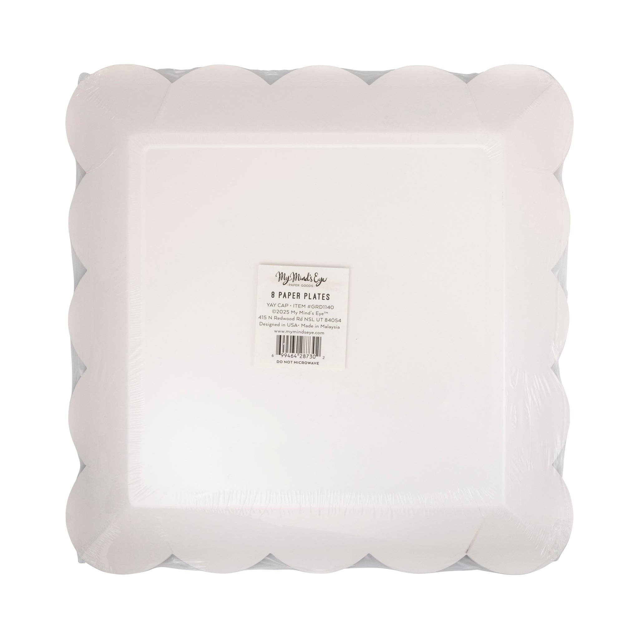 Yay Cap Pattern Plate by My Mind’s Eye at Confetti Gift and Party Tuscaloosa Alabama