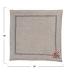 18" Square Cotton Slub Napkins w/Embroidery, Multi Color - Confetti Interiors-Creative Co Op