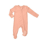 2 Way Ruffle Zipper Footie-Peach Nectar - #confetti-gift-and-party #-Angel Dear