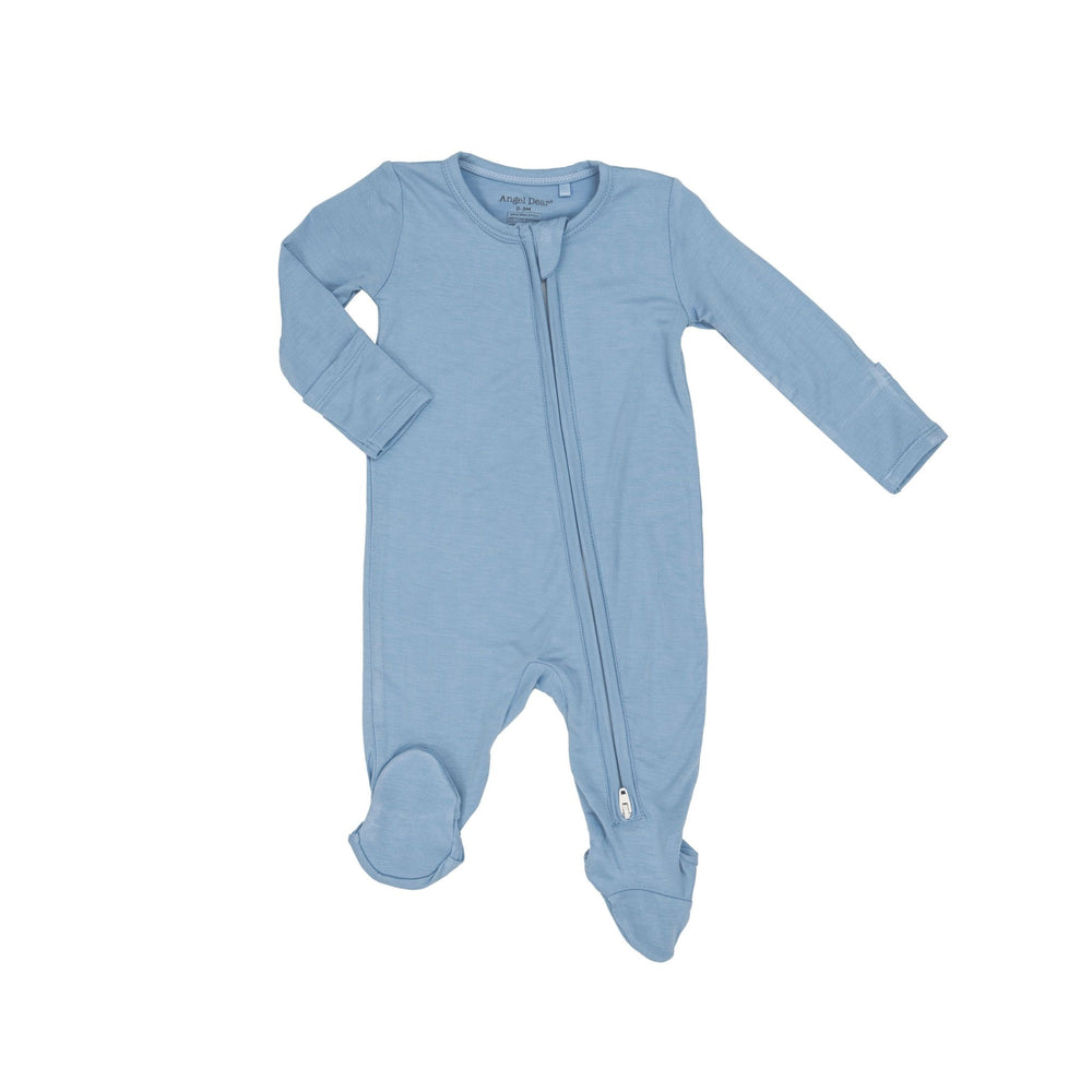 2 Way Zipper Footie-Lt Blue ( Cerulean) - #confetti-gift-and-party #-Angel Dear