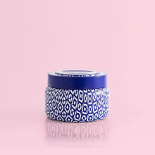  8.5 oz Printed Travel Tin, Blue Jean - Confetti Interiors-Capri Blue