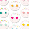 Acrylic Stud Earrings | MINT STAR - #confetti-gift-and-party #-Cleary Lane