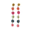 Amanda Multi Flower Bead Dangle - Rainbow - #confetti-gift-and-party #-Ink + Alloy