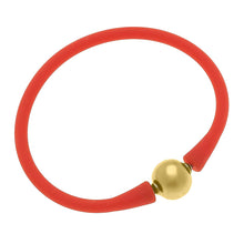  Bali 24K Gold Plated Ball Bead Silicone Bracelet Orange - #confetti-gift-and-party #-CANVAS Style