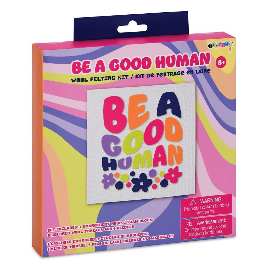 Be A Good Human Wool Felting Kit - #confetti-gift-and-party #-Iscream