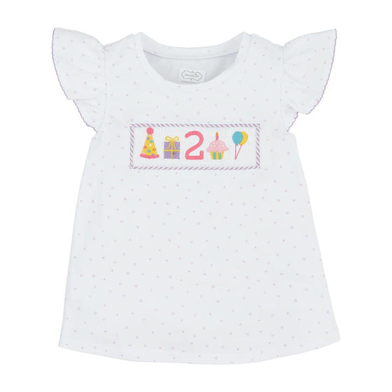 Birthday Girl Smocked Two Tunic - #confetti-gift-and-party #-Mud Pie