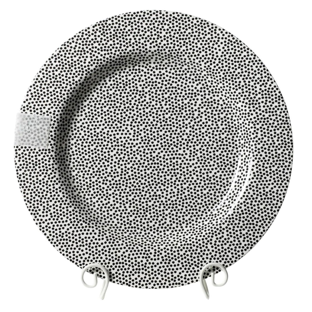 Black Small Dot Big Platter by Happy Everything at Confetti Gift and Party