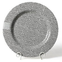  Black Small Dot Big Platter - #confetti-gift-and-party #-Happy Everything