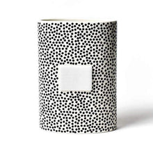  Black Small Dot Mini Oval Vase - Confetti Interiors-Happy Everything