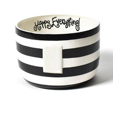  Black Stripe Happy Everything Big Bowl - #confetti-gift-and-party #-Happy Everything