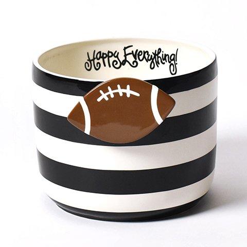 Black Stripe Happy Everything Mini Bowl - Confetti Interiors-Happy Everything