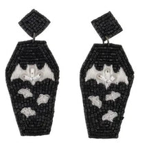  Black & White Coffin Earrings - #confetti-gift-and-party #-Jane Marie