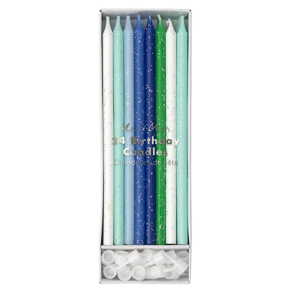 Blue Birthday Candles - #confetti-gift-and-party #-Meri Meri