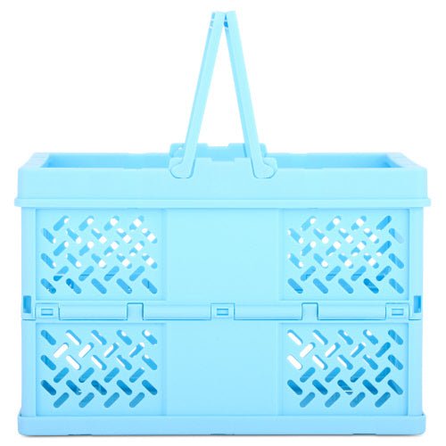 Blue Foldable Crate - #confetti-gift-and-party #-Iscream