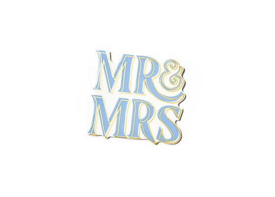 Blue Mr. and Mrs. Mini Attachment - #confetti-gift-and-party #-Happy Everything