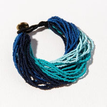  Blue Ombre Multi Layer Seed Bead Bracelet - #confetti-gift-and-party #-Ink + Alloy