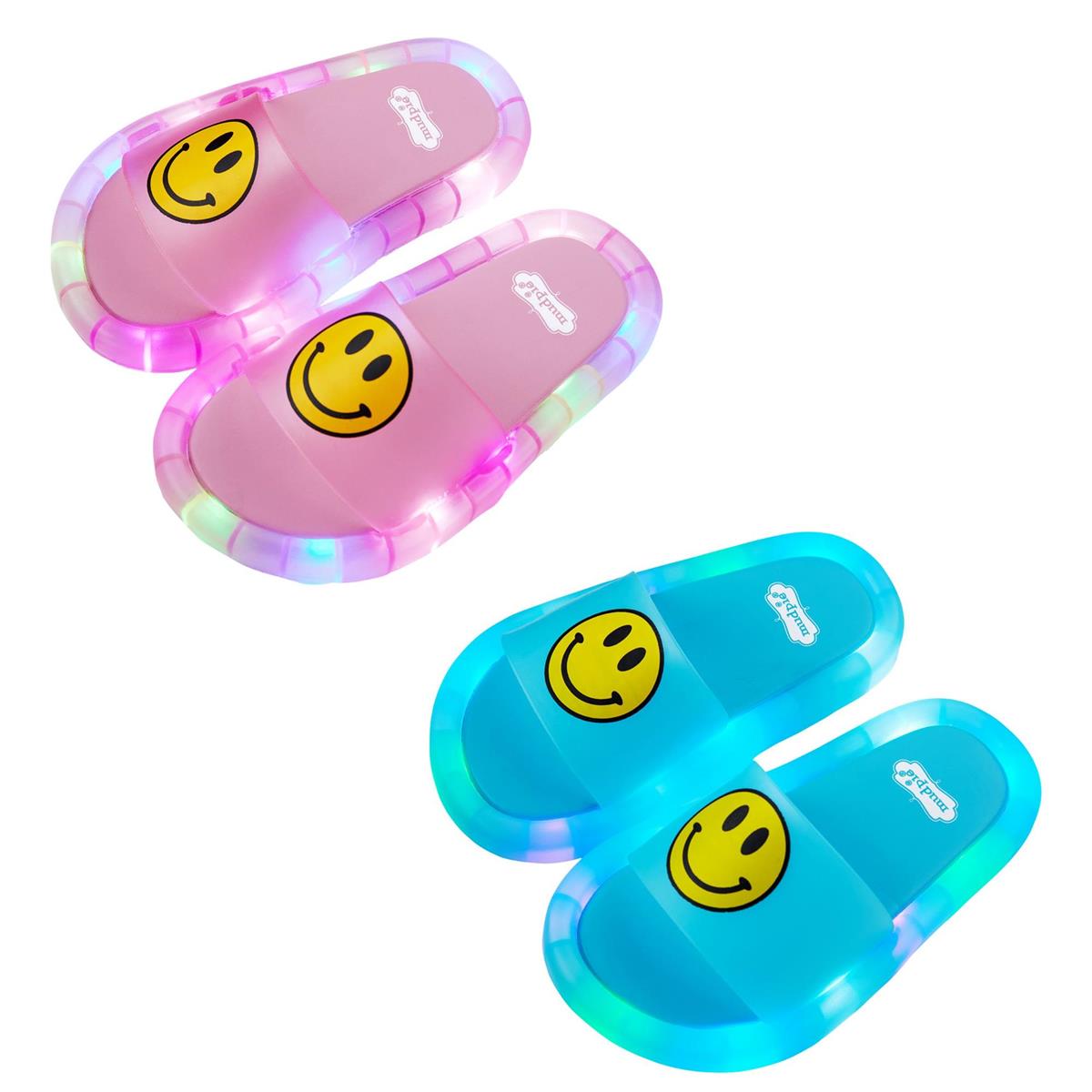 Blue Smiley Face Sandals - #confetti-gift-and-party #-Mud Pie