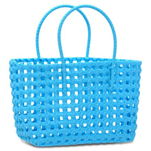  Blue Woven Tote - Large by Iscream at Confetti Gift and Party