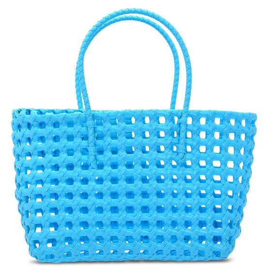 Blue Woven Tote - Small by Iscream at Confetti Gift and Party