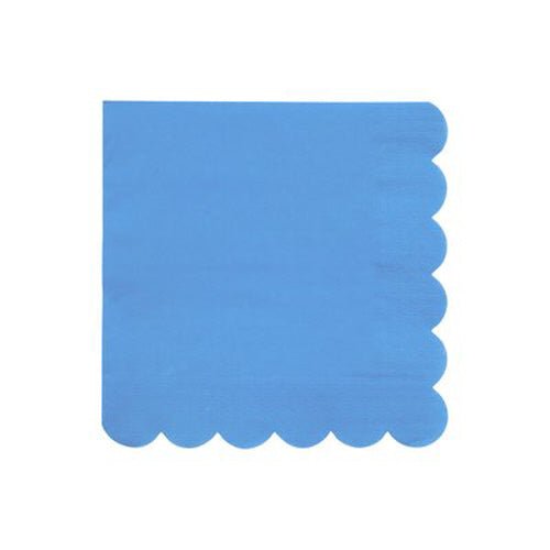 Bright Blue Large Napkins - Confetti Interiors-Meri Meri