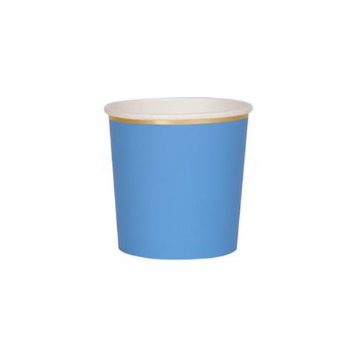 Bright Blue Tumbler Cups - Confetti Interiors-Meri Meri