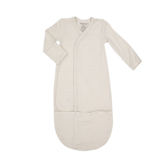 Bundle Gown - Dreamtime Animals Stripe khaki 0-3M - #confetti-gift-and-party #-Angel Dear
