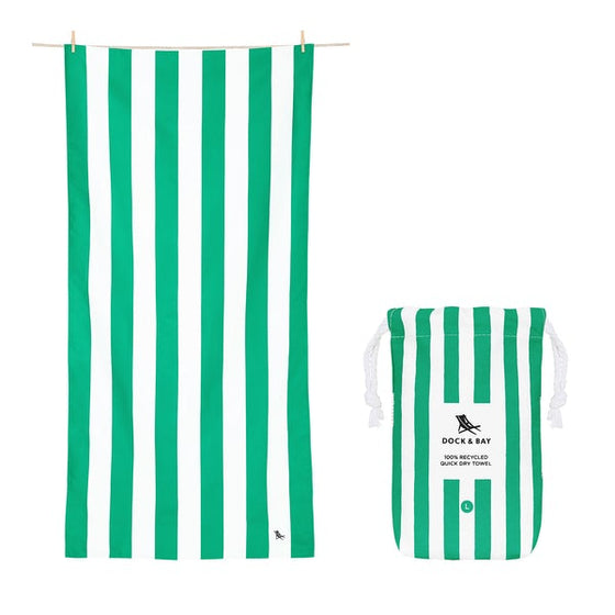 Cabana Cancun Green Beach Towel - #confetti-gift-and-party #-Dock & Bay