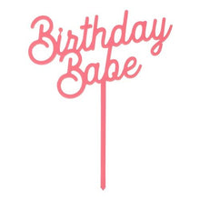  Cake Topper- Birthday Babe - Confetti Interiors-Santa Barbara Design Studio