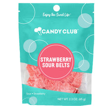  Candy Club - Strawberry Sour Belt Candies - Candy Bag Candy ClubConfetti Interiors