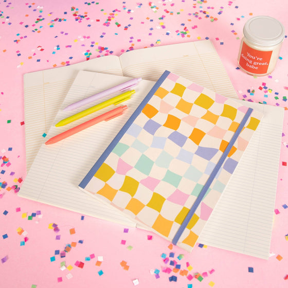 Carnival Checkers Notebook: Carnival Checkers by Talking Out of Turn at Confetti Gift and Party