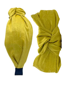  Chartreuse Dupioni Silk Knot Headband - #confetti-gift-and-party #-Pretty Happies