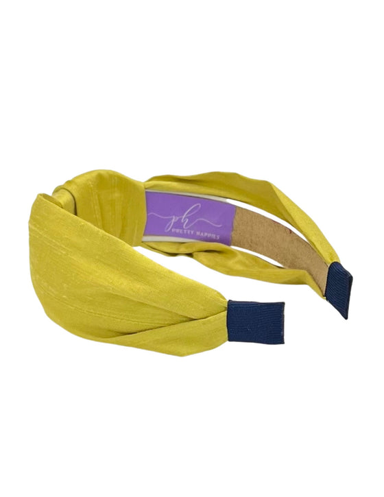 Chartreuse Dupioni Silk Knot Headband - #confetti-gift-and-party #-Pretty Happies