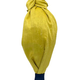 Chartreuse Dupioni Silk Knot Headband - #confetti-gift-and-party #-Pretty Happies