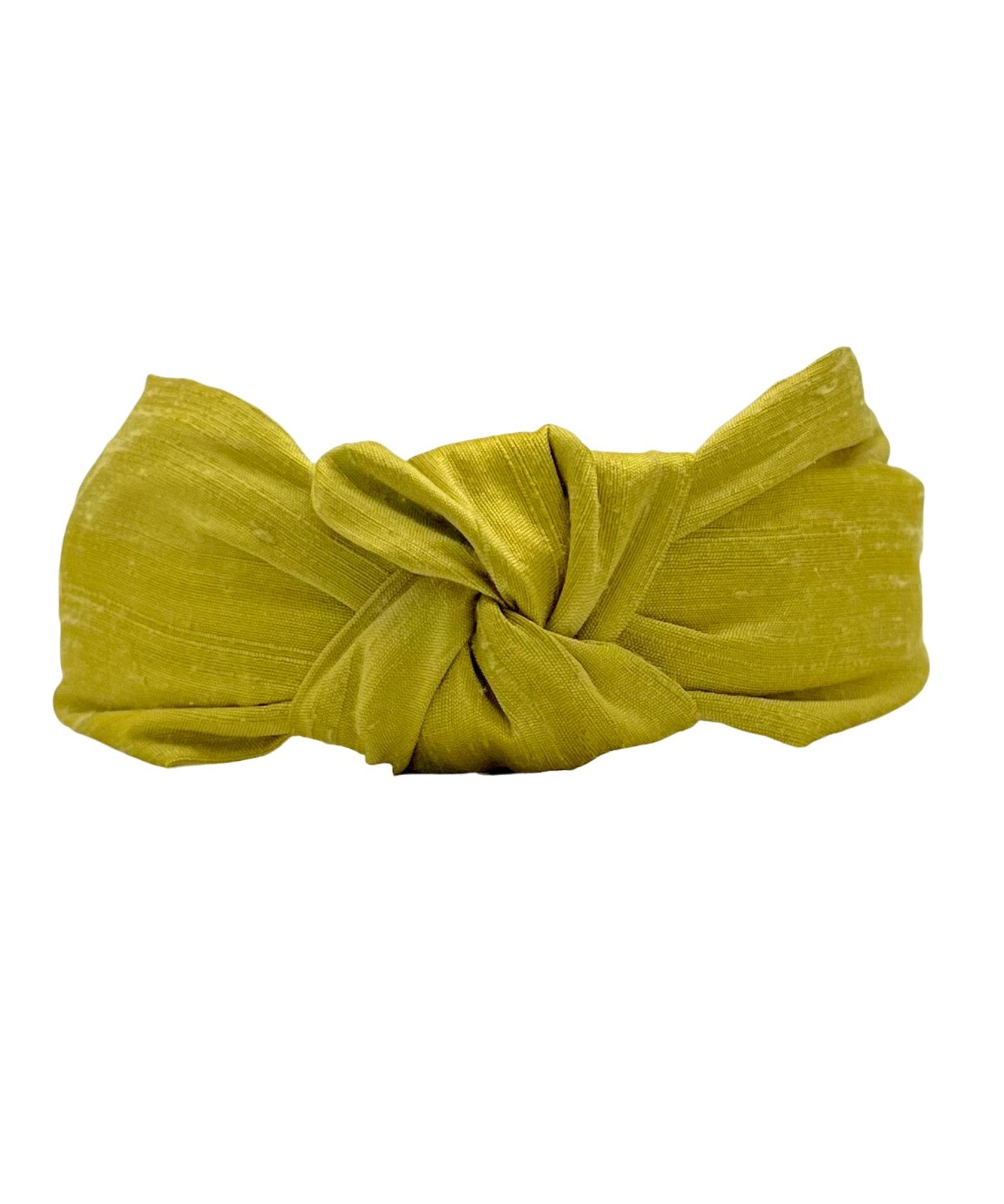 Chartreuse Dupioni Silk Knot Headband - #confetti-gift-and-party #-Pretty Happies