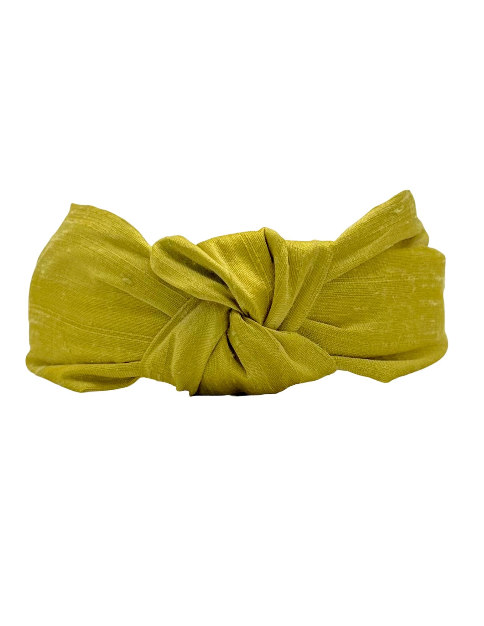 Chartreuse Dupioni Silk Knot Headband - #confetti-gift-and-party #-Pretty Happies