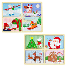  Christmas 4 In 1 Puzzles - #confetti-gift-and-party #-Mud Pie