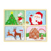 Christmas 4 In 1 Puzzles - #confetti-gift-and-party #-Mud Pie