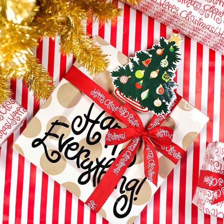 Christmas Tree Big Attachment - #confetti-gift-and-party #-Happy Everything