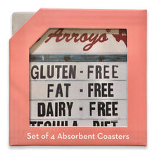  Coaster Set - Tequila Diet - #confetti-gift-and-party #-El Arroyo