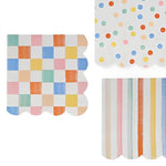 Colorful Pattern Large Napkins - #confetti-gift-and-party #-Meri Meri