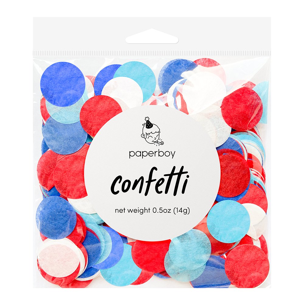 Confetti - Red, White & Blue by Paperboy at Confetti Gift and Party