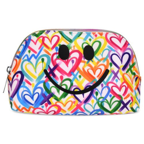Corey Paige Hearts Oval Cosmetic Bag - #confetti-gift-and-party #-Iscream