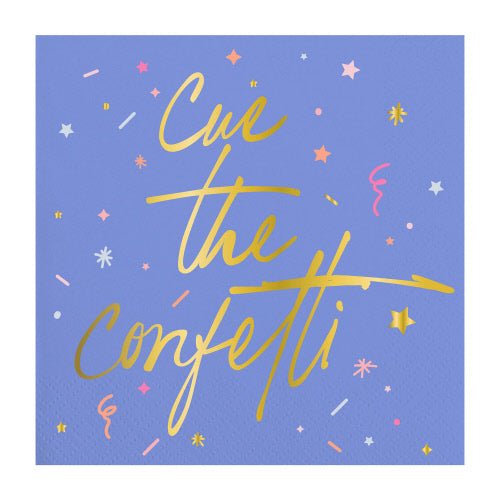 Cue The Confetti Napkins - #confetti-gift-and-party #-Slant