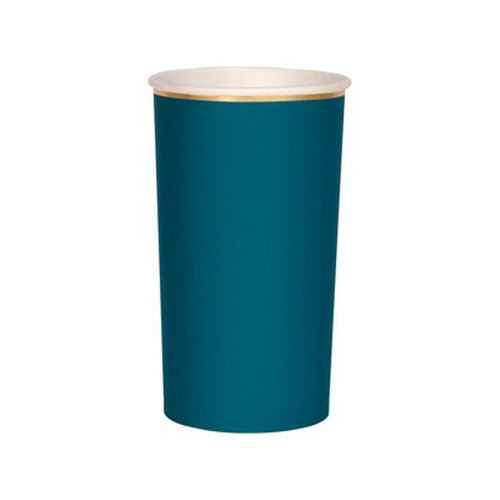 Dark Teal Highball Cups - #confetti-gift-and-party #-Meri Meri