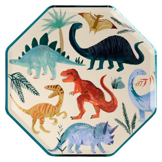 Dinosaur Kingdom Dinner Plates - #confetti-gift-and-party #-Meri Meri