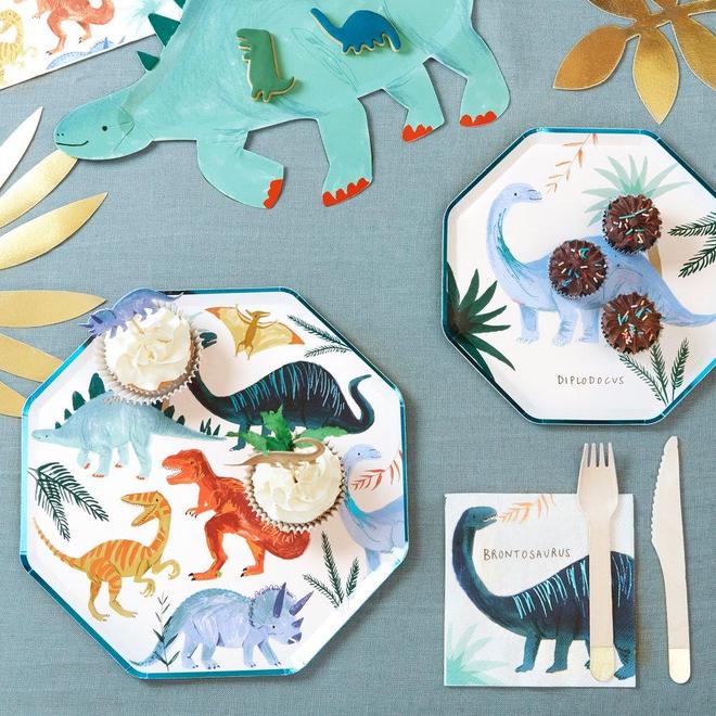 Dinosaur Kingdom Dinner Plates - #confetti-gift-and-party #-Meri Meri