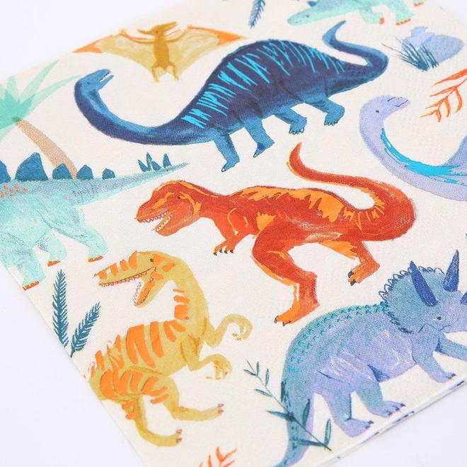 Dinosaur Kingdom Large Napkins - #confetti-gift-and-party #-Meri Meri